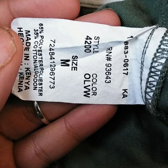 Olive Green Work Scrubs - Picture 3 of 4